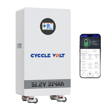 16.07kWh 48V 314AH LiFePO4 Battery Vertical Standing Solar Back up Power UPS