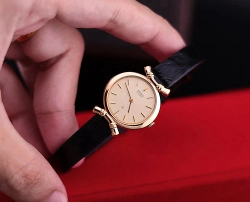 Vtg 1980 Seiko Quartz 1400-0360 Women’s Watch [Near Mint] Gold-Plated Case