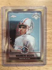 Topps 2006 Chrome Hall of Fame Warren Moon #HOFT-WM Houston Oilers NFL Card