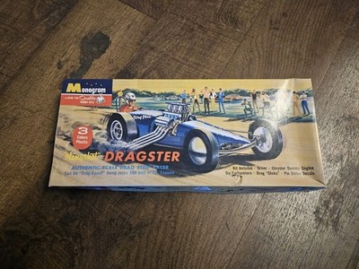 Monogram 0789 1/24 Scale Slingshot Dragster Race Car Plastic Model Kit
