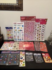 Lot Of Valentines Heart And Stars Stickers