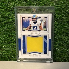 2023 Panini National Treasures - Puka Nacua Colossal Materials RC /25 Rams