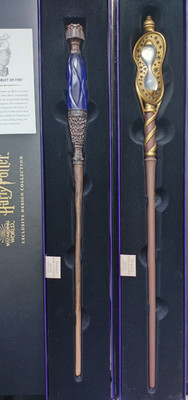 2 Harry Potter Wands Goblet of Fire & Time Turner Studio Tour