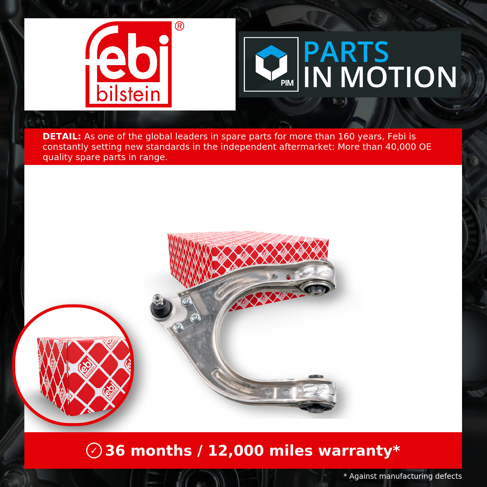 FEBI 21445 CONTROL/TRAILING ARM WHEEL SUSPENSION Front LH,Upper - Image 4