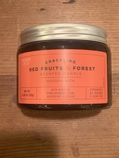 New Trader Joe’s Crackling Red Fruits in the Forest Scented Candle Wood Wick
