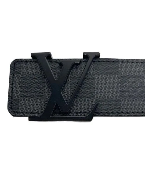 ルイビトンレザーベルト！90/36 Louis Vuitton ルイヴィトン レザーベルト LV ピラミッドバックル