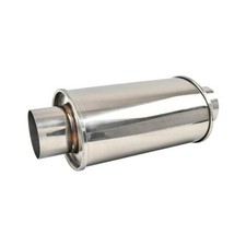 3'' Inch Ultra Quiet Resonator,3" Inlet 3" Outlet Exhaust 3.0 Inch