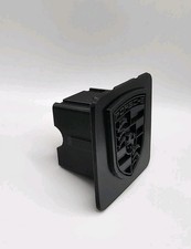 Porsche Stuttgard Black In Black Tow Hitch Coverplugcap For 2 Receivers