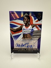 Christine Ohuruogu Auto /50 2012 Topps London 2012 Team GB Olympics Athletics