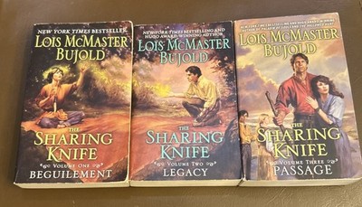 Lois McMaster Bujold, Lot Of 4 Paperbacks- The Sharing Knife 1-3 Legacy Passage