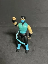 Vintage 1991 Hasbro GI Joe Mortal Kombat SUB ZERO 3.75” Action Figure Blue RARE!