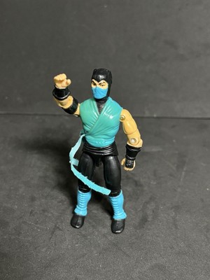 Vintage 1991 Hasbro GI Joe Mortal Kombat SUB ZERO 3.75  Action Figure Blue RARE!