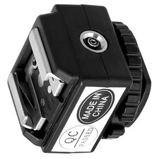Camera Flash Light Mount Hot Shoe Adapter Extension Flash Bracket With PC S SAPK