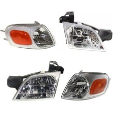 Headlight Kit For 1997-2005 Chevrolet Venture Fits 1997-1999 Pontiac Trans Sport