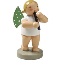 Wendt & KüHn 'Engel Mit BlockflöTe 650/42, H 6Cm' Braune Haare