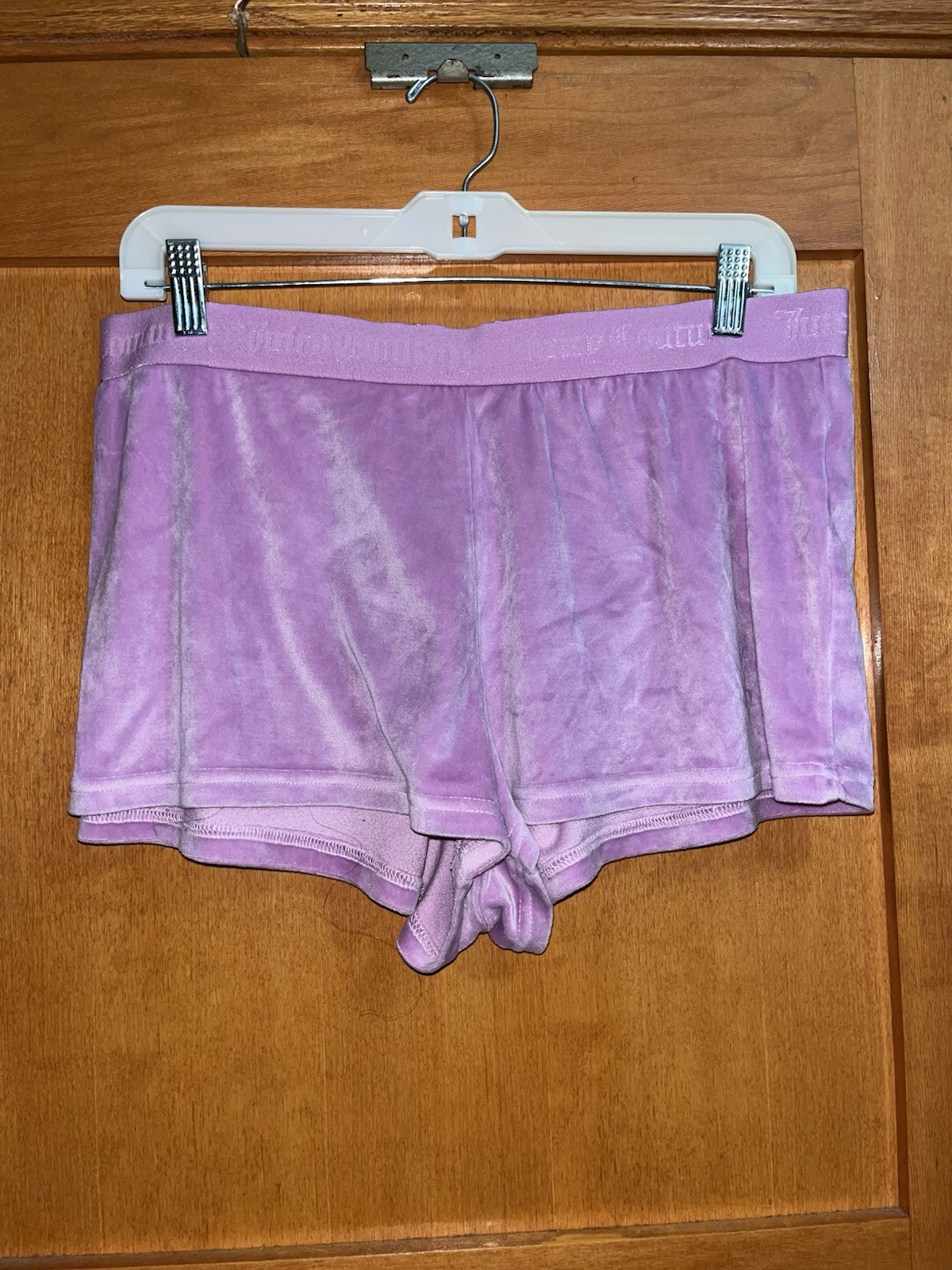 Juicy Couture Sleepwear Vintage Y2K Pink Velour Bling Shorts XL Women’s