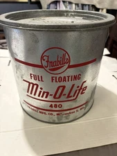 Frabill's Min-O-Life #480 Floating Minnow Bait 10 Qt Galvanized Bucket , Vintage