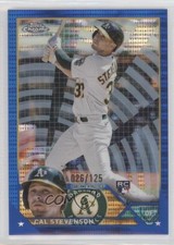 2023 Topps Chrome Blue Sonar Refractor 26/125 Cal Stevenson #199 00gy
