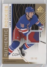2018 SP Game Used Gold Spectrum Premium Material 38/49 Lias Andersson #102 0iz