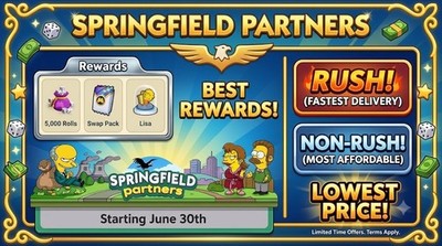 Monopoly_Go Springfiel Partners EVENT   FULL CARRY 80K POINTS   CHEAP   FAST  