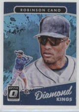 2017 Donruss Optic Diamond Kings Carolina Blue Prizm 38/50 Robinson Cano #25 3c7