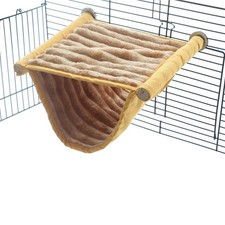Double Bunkbed Hammock Sleep Bed Cage Play Platform Warm Fleece for Hamster