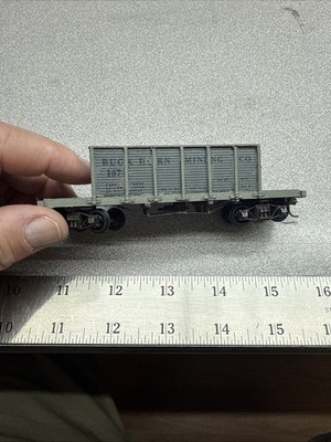 Old Time, Wooden gondola buckhorn Mining Company Built, Craftsman Kit W Kd Truck