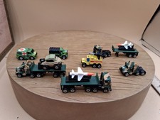 Vintage Galoob Micro Machines Military Vehicles Lot of 8 With Trailers, Missiles