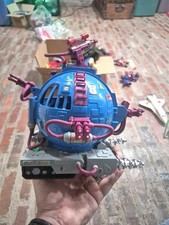 Vintage Playmates TMNT 1993 Technodrome Scout Vehicle nearly complete - READ