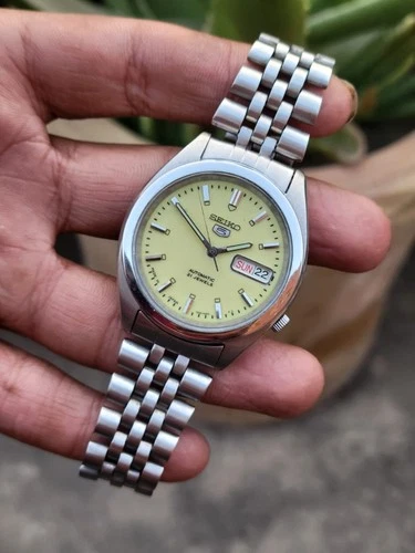 Seiko 5 Automatic 21 Jewels Green Dial 7S26-00C0 Vintage Men’s Watch