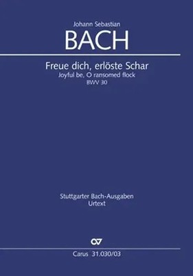 Freue dich, erlöste Schar (Klavierauszug) | Johann Sebastian Bach | Deutsch