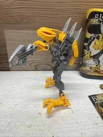 Lego Bionicle Stars 7138 Rahkski Complete Set W/GOLD Shield, canister & Instruct