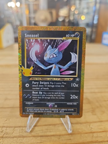 Sneasel 25/111 Pokemon: 30th Anniversary Celebration Classic Collection Holo