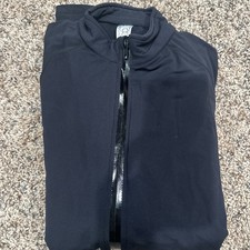 Men s Mondor Black Zip Up Figure Skating Jersey Size L