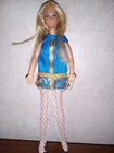 Vintage Mattel Rock Flower Barbie Doll Heather Wearing Vintage Dawn Doll Outfit