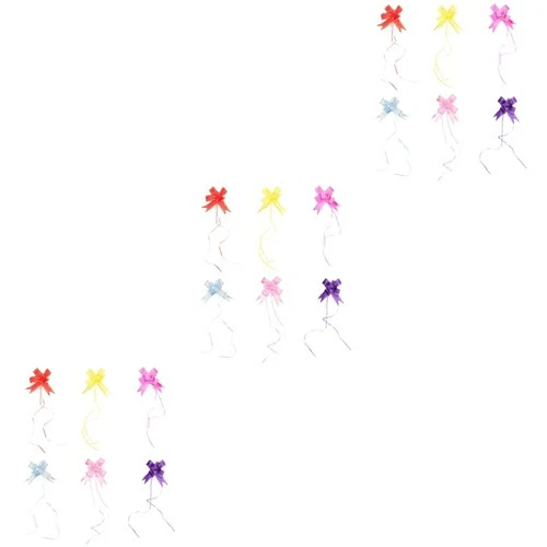  18 PCs Delicate Gold Rand Bögen Stilvolle Geschenkbox Bogen-Knoten Premium