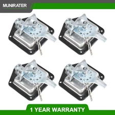 T-handle Tool Box Lock RV Door Latch w/ Two Keys Stainless Steel Polish