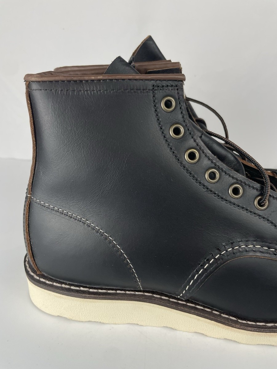 Red Wing Heritage 8849 Black Prairie Moc Toe Boots Men's Size 9 D