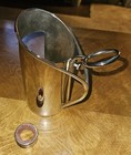 Vtg Towle Silverplated Insulated Ice Bucket & Stainless Wine Caddy  Storage Bags — photo 9