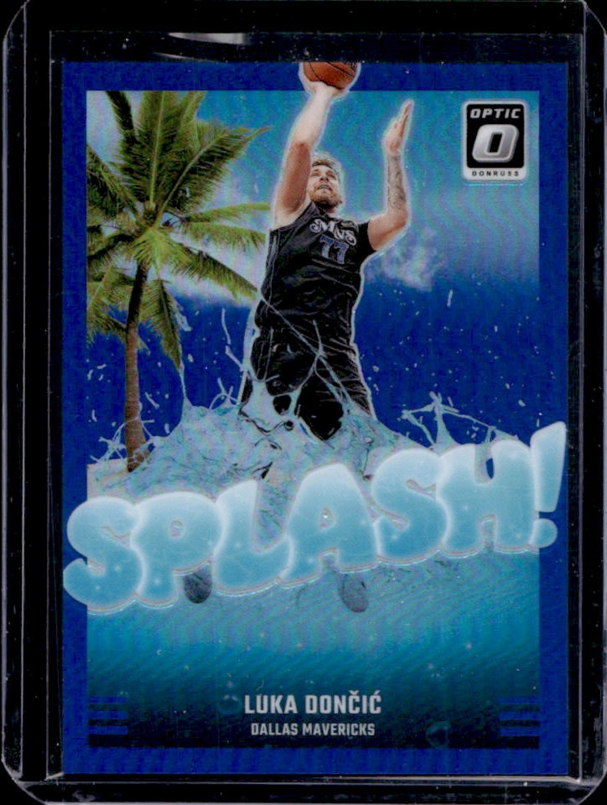 2024-25 Donruss Optic Luka Doncic Splash! Blue #/85 Mavericks