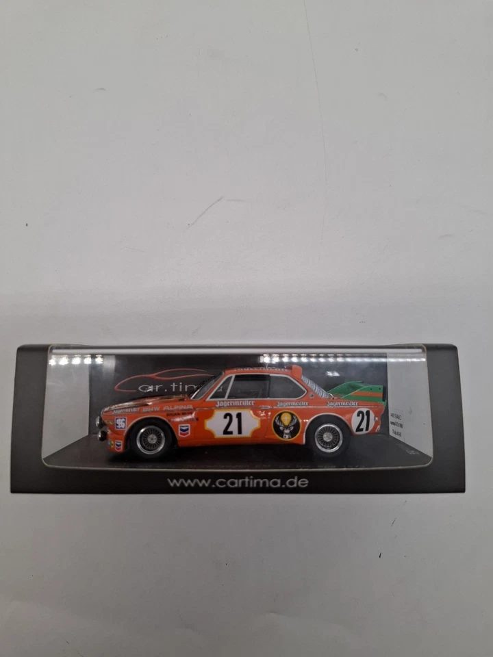 Spark 1:43 BMW 3.0 CSL Jägermeister Tourenwagen EM Spa 1973 Limited 330/400 - Bild 1 von 3