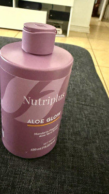 Nutriplus Aloe Glow Mango Aloe Vera Drink 450ml Gluten-Free Sugar-Free