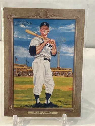 2007 Topps Turkey Red Mickey Mantle #34 - New York Yankees - Picture 1 of 3