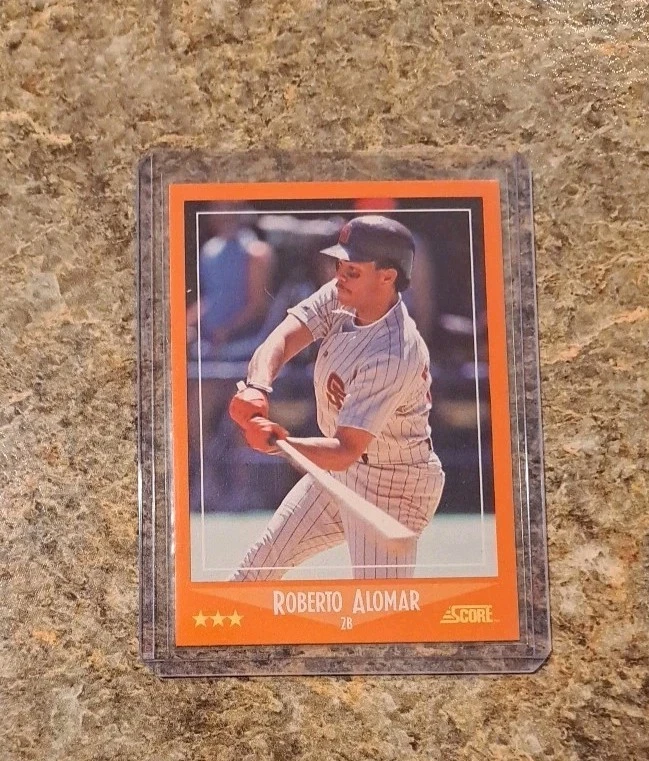 (7) Roberto Alomar 1988 Score Rookie card RC Fleer Donruss Topps Traded 1989 92 - Image 2 of 4