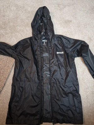 Regatta leichter Regenmantel Unisex schwarz Alter 9