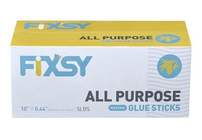 Full Size Glue Sticks-5 lb. Bulk Pack-10'' x 7/16'' Dia Hot Melt Multi Temp