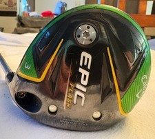 CALLAWAY MEN'S EPIC FLASH 3-WOOD RH GRAPHITE REGULAR FLEX GOLF PRIDE WHC