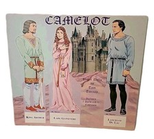 Vtg Shackman CAMELOT Paper Dolls by Tom Tierney 7 Dolls King Arthur Lancelot NOS