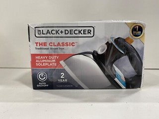 Black & Decker The Classic Heavy Duty Traditional Steam Iron