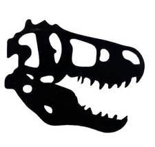New T Rex Skull Decal Sticker Black Vinyl Handmade Window Car Decal 4